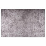VIDAXL Tapis lavable antiderapant 80x150 cm Gris