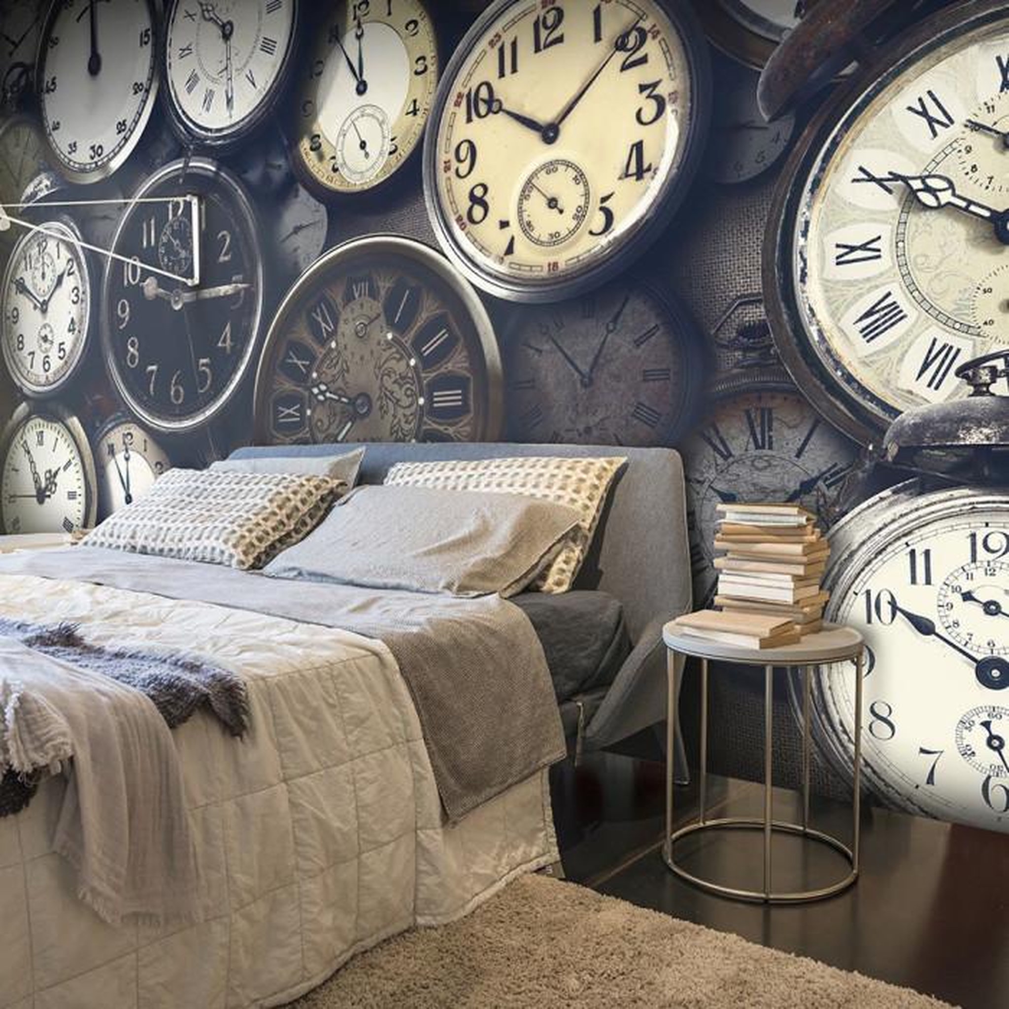 Paris Prix Papier Peint  Chronometers. Coloris disponibles : Multicolore