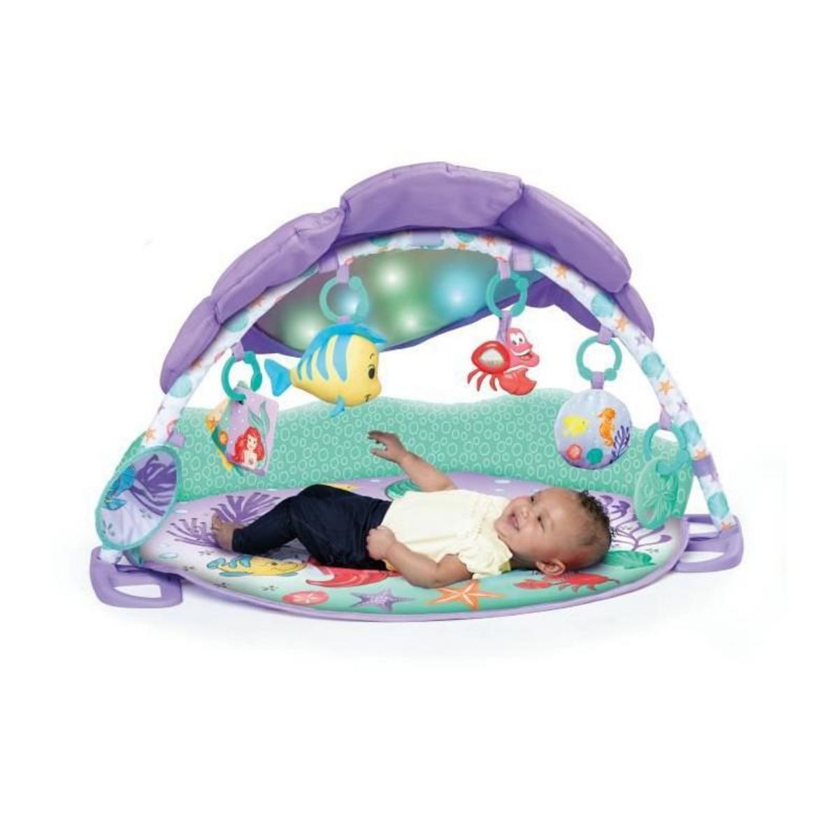 Bright Starts Tapis d'éveil BRIGHT STARS Pink Disney Gym - 48 x 81 x 81 cm - Multicolore - Des la naissance