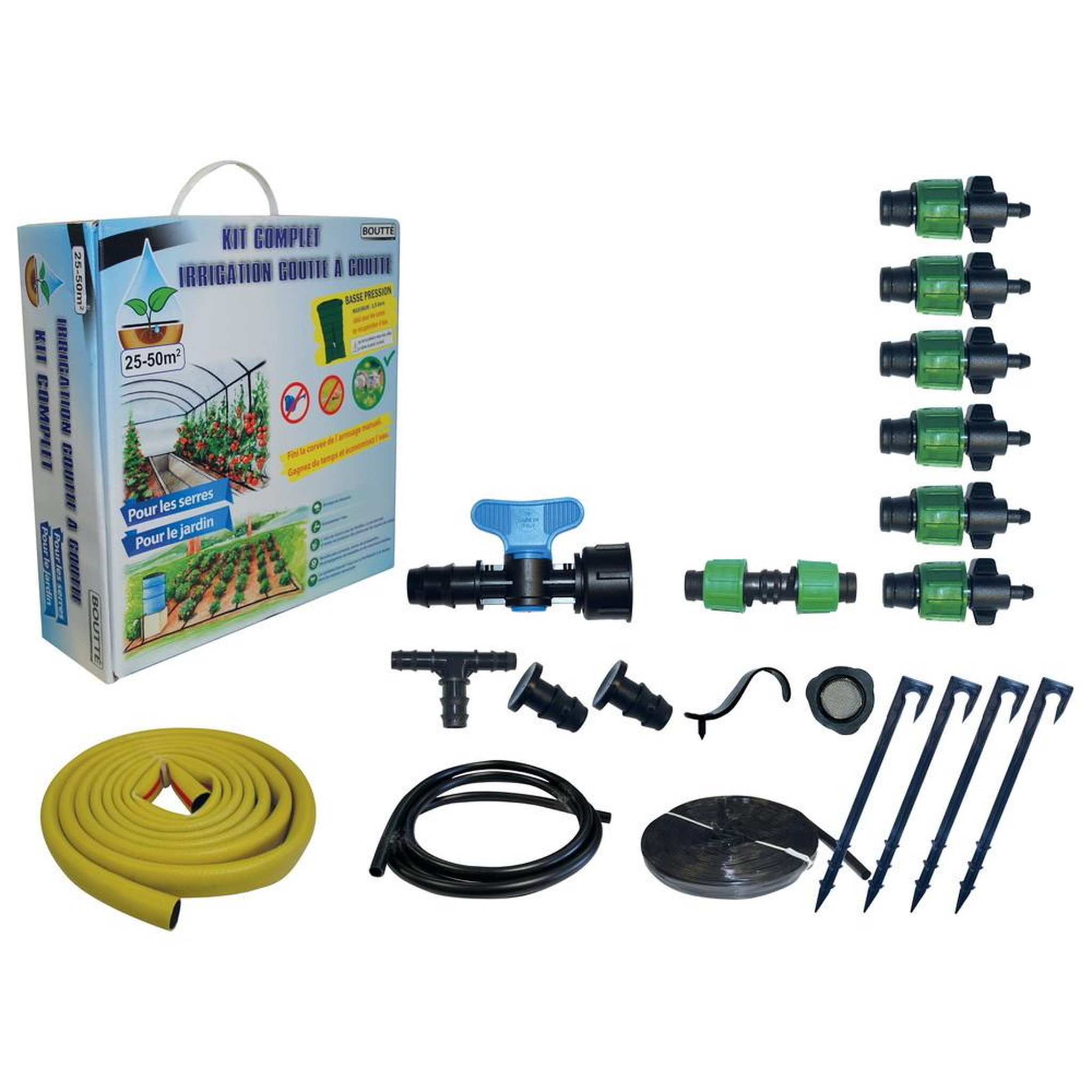 CENTRALE BRICO Kit goutte-à-goutte 25 à 50 m²