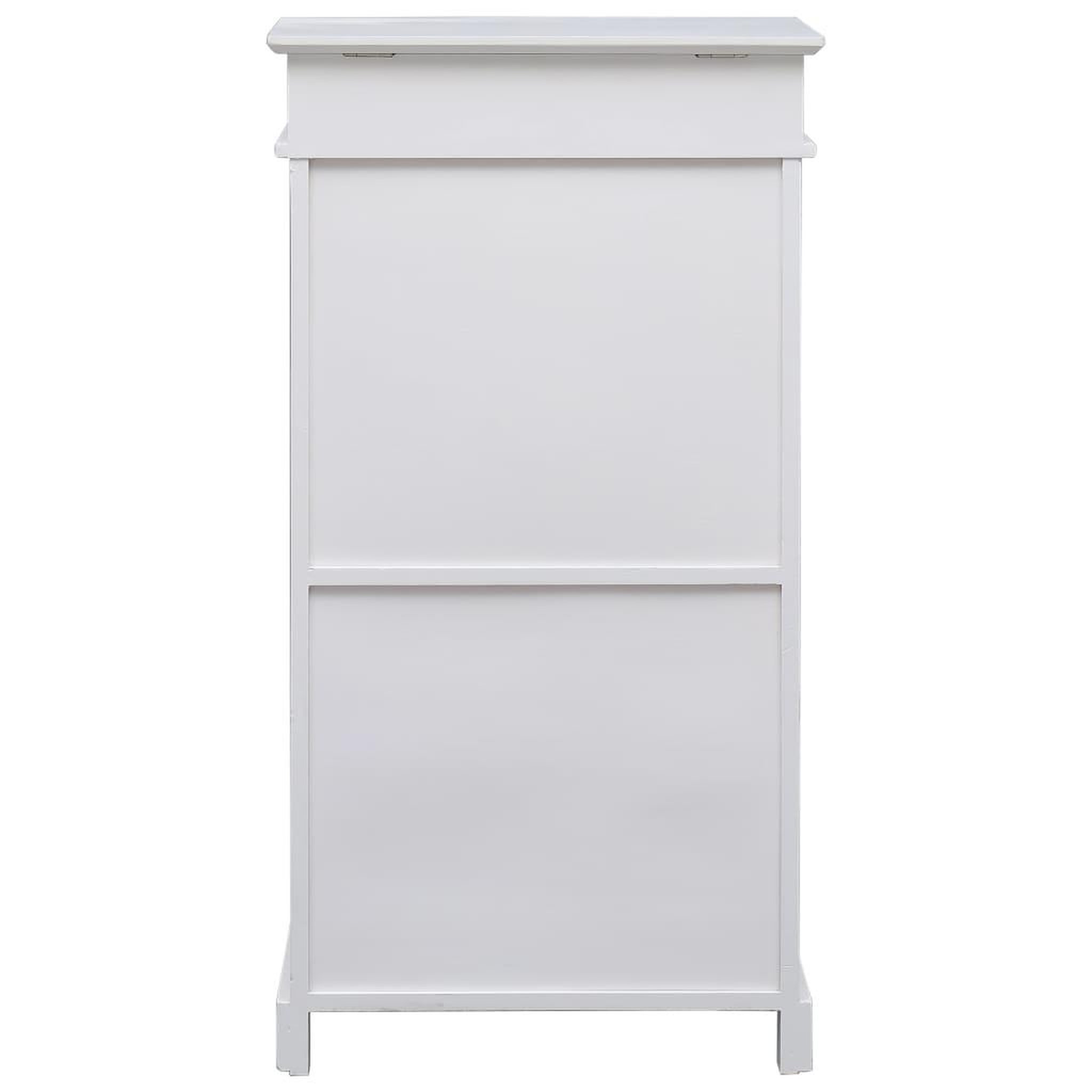 Voir la diapositive 3 : VIDAXL Armoire a chaussures Blanc 50 x 28 x 98 cm Bois de Paulownia