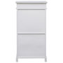Voir la diapositive 3 : VIDAXL Armoire a chaussures Blanc 50 x 28 x 98 cm Bois de Paulownia