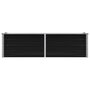 Voir la diapositive 3 : VIDAXL Lit sureleve de jardin Anthracite 160x40x45 cm Acier galvanise