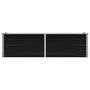 Voir la diapositive 3 : VIDAXL Lit sureleve de jardin Anthracite 160x40x45 cm Acier galvanise