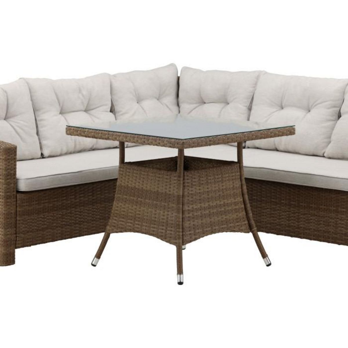 Paris Prix Salon d'Angle de Jardin  Watford  197cm Naturel