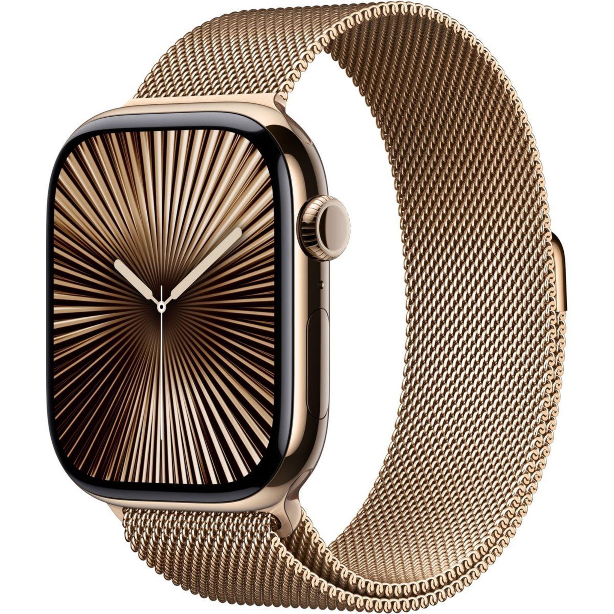 Voir la diapositive 1 : APPLE Montre connectée Serie 10 46mm Titane Or S/M Cellular