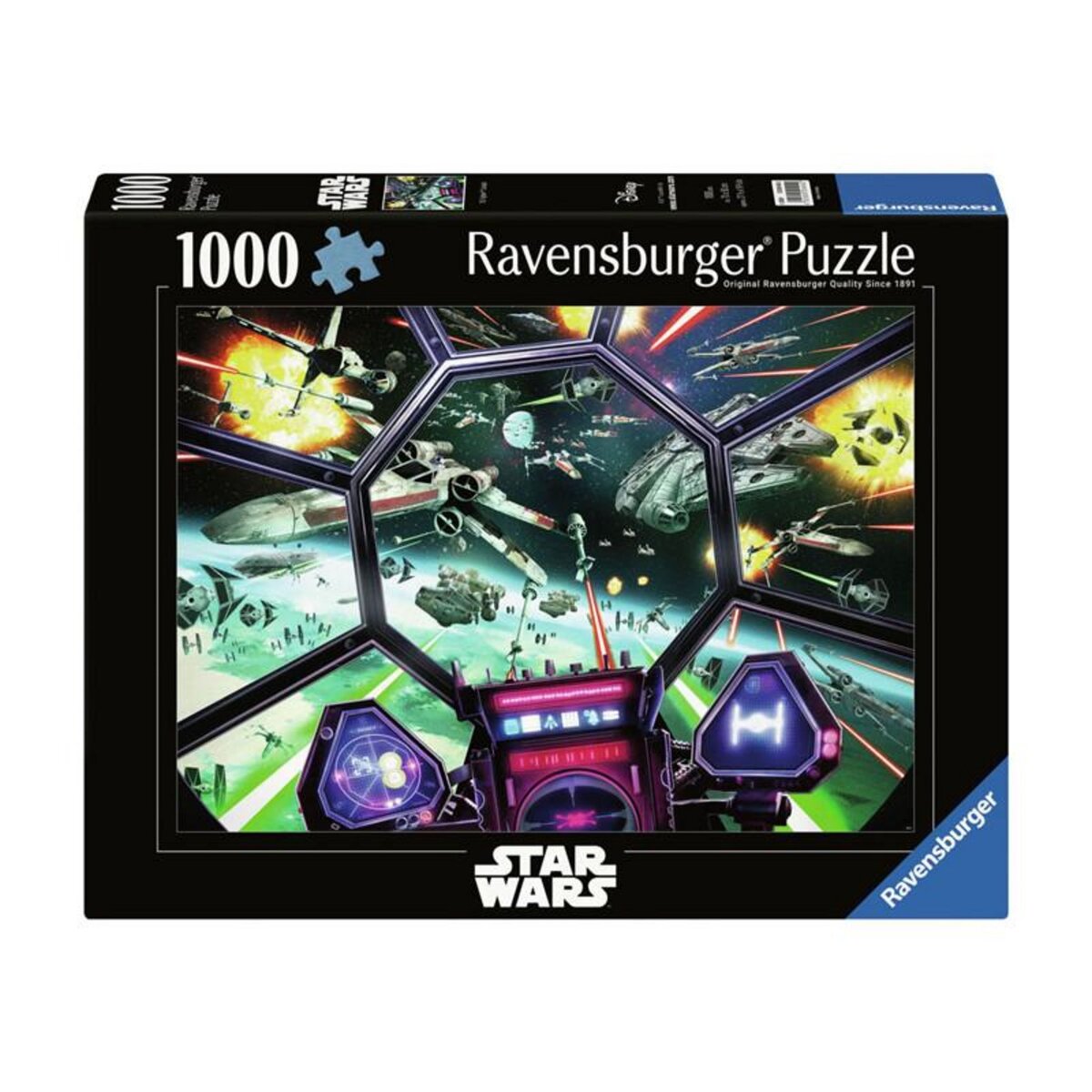 RAVENSBURGER Ravensburger - Jigsaw puzzle Star Wars Tie Fighter Cockpit, 1000 pcs. 120004042