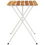 VIDAXL Table de bistro pliante 55x54x71cm Bois acacia solide et acier