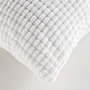 Voir la diapositive 3 : Paris Prix Coussin Déco en Velours Relief  Swing  45x45cm Blanc