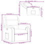 Voir la diapositive 6 : VIDAXL Fauteuil inclinable Vert fonce Tissu