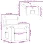 Voir la diapositive 6 : VIDAXL Fauteuil inclinable Vert fonce Tissu