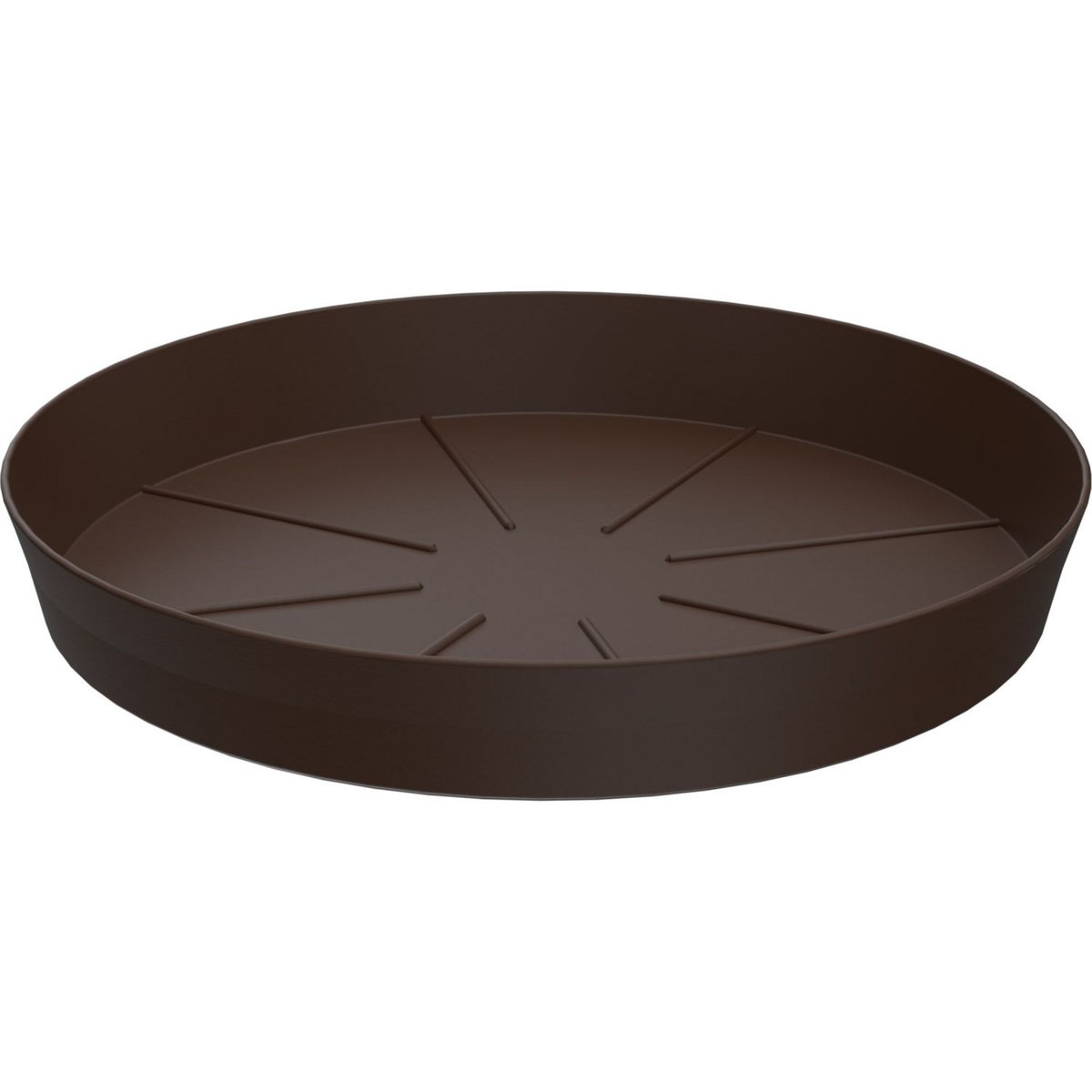 GARDENSTAR Soucoupe en plastique - D35cm pour Pot ICFAL - Terre d'ombre