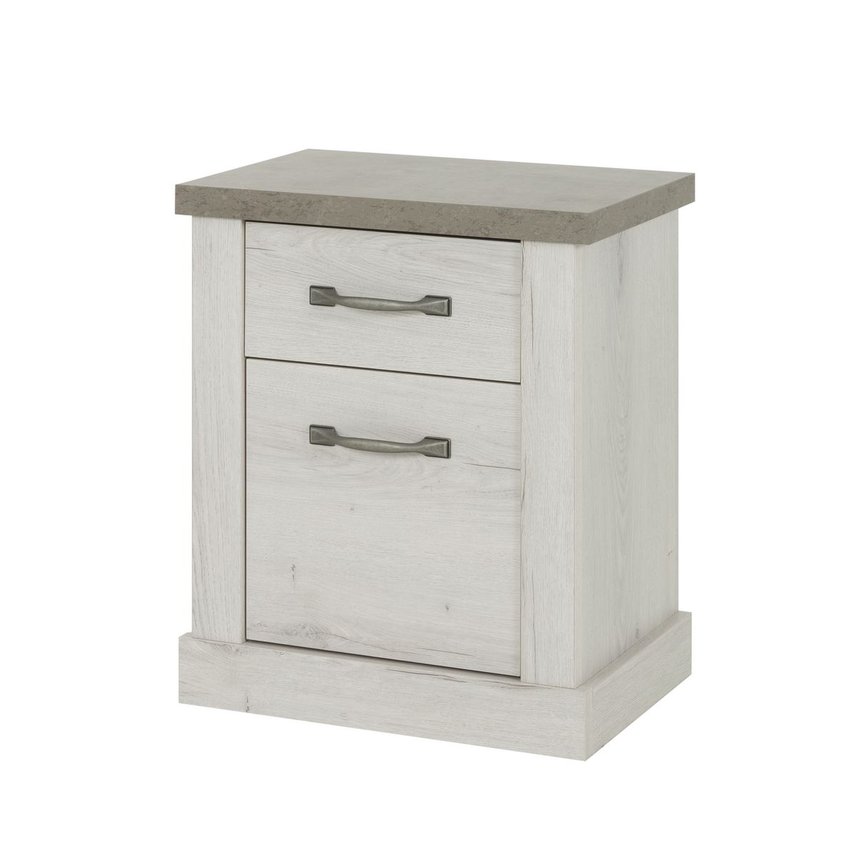 GAMI Chevet 1 tiroir 1 porte L52xH61xP36cm GENEVE