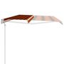 Voir la diapositive 5 : VIDAXL Auvent retractable automatique 400x300 cm Orange et marron