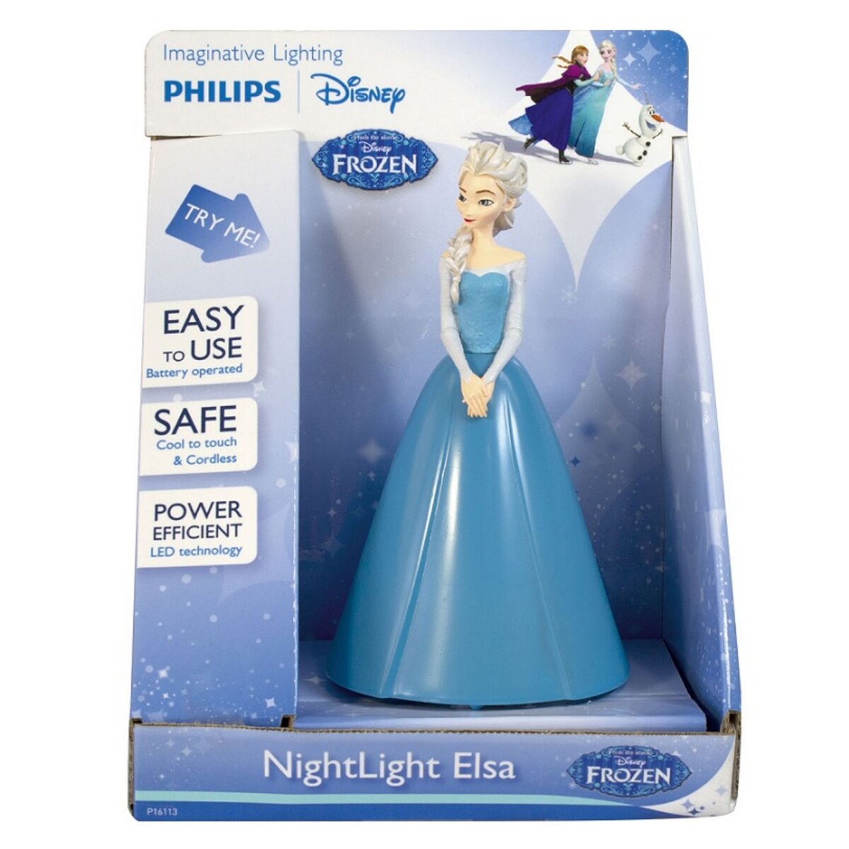 LANSAY Veilleuse Bonne nuit Princesse Elsa