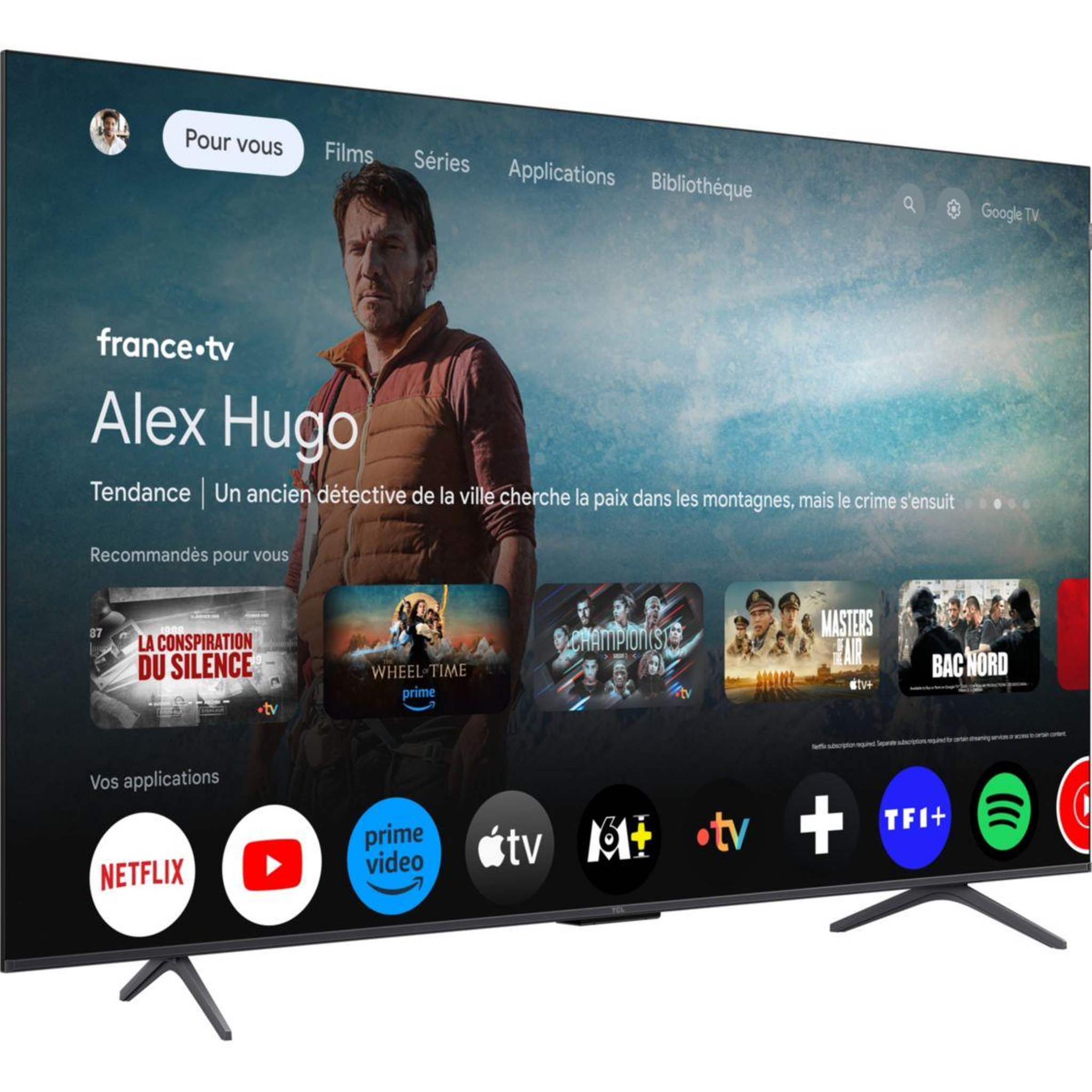 Voir la diapositive 3 : TCL TV QLED 65P89K 144Hz 2025-65 pouces (164cm)