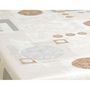 Voir la diapositive 3 : TOILINUX Nappe en toile cirée rectangulaire Alma - 140 x 250 cm - Ecru