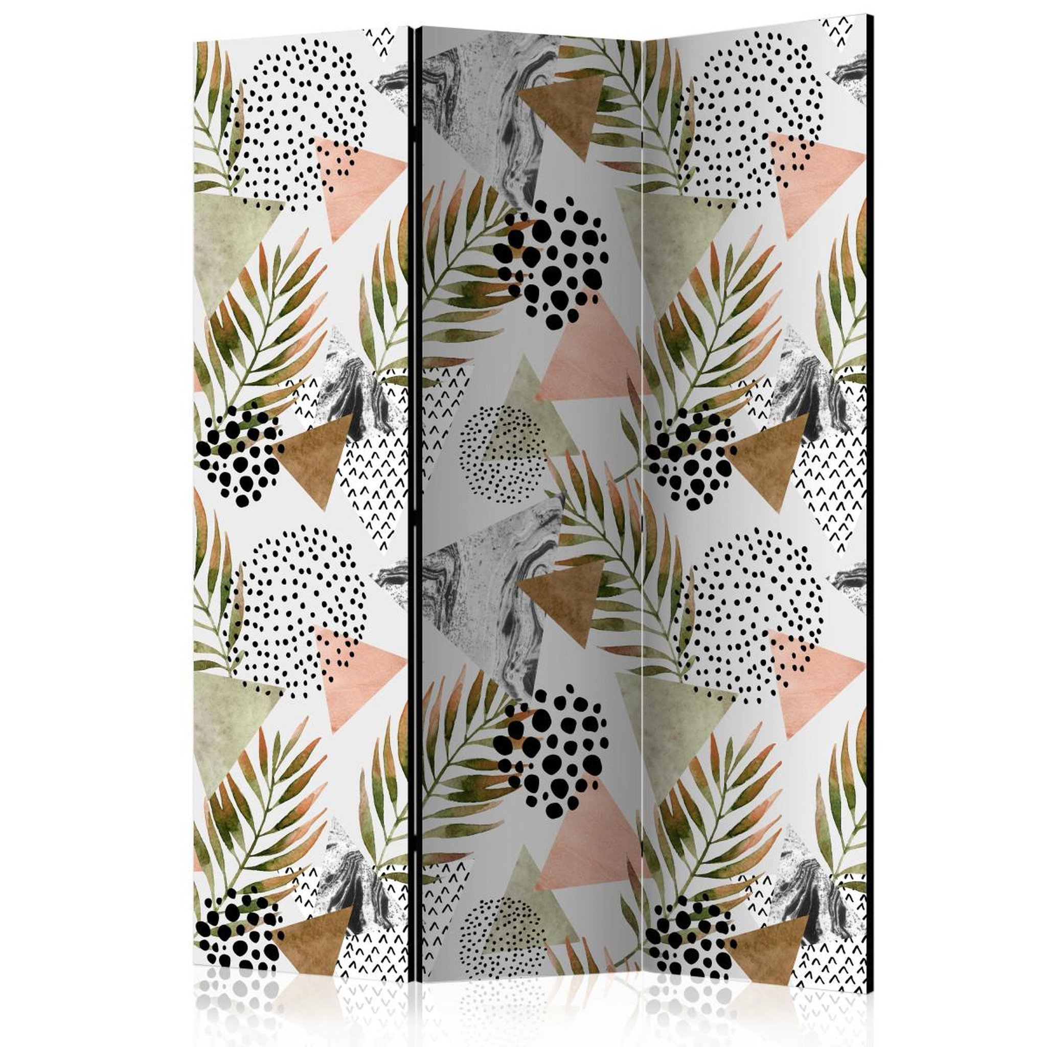 Paris Prix Paravent 3 volets  tropical geometry  135x172cm