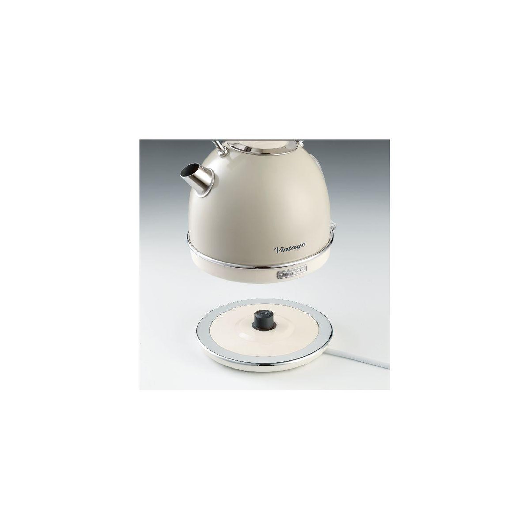 Voir la diapositive 3 : ARIETE Bouilloire vintage beige 1.7l