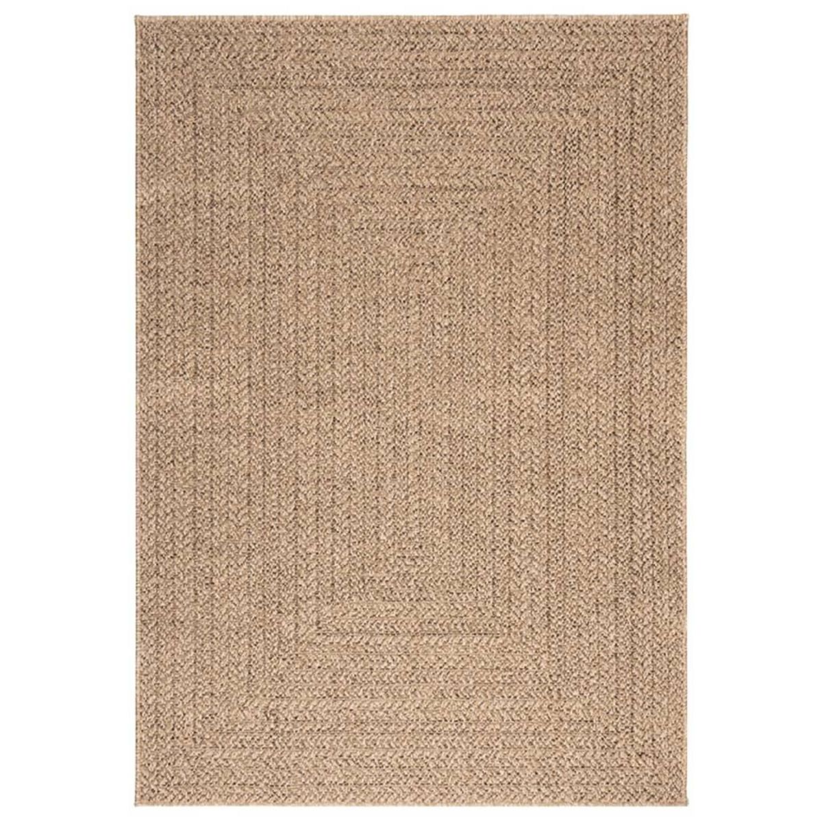 VIDAXL Tapis 120x170 cm aspect jute interieur et exterieur