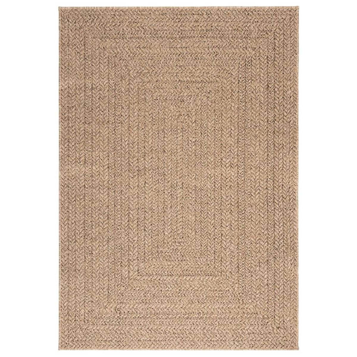 VIDAXL Tapis 120x170 cm aspect jute interieur et exterieur