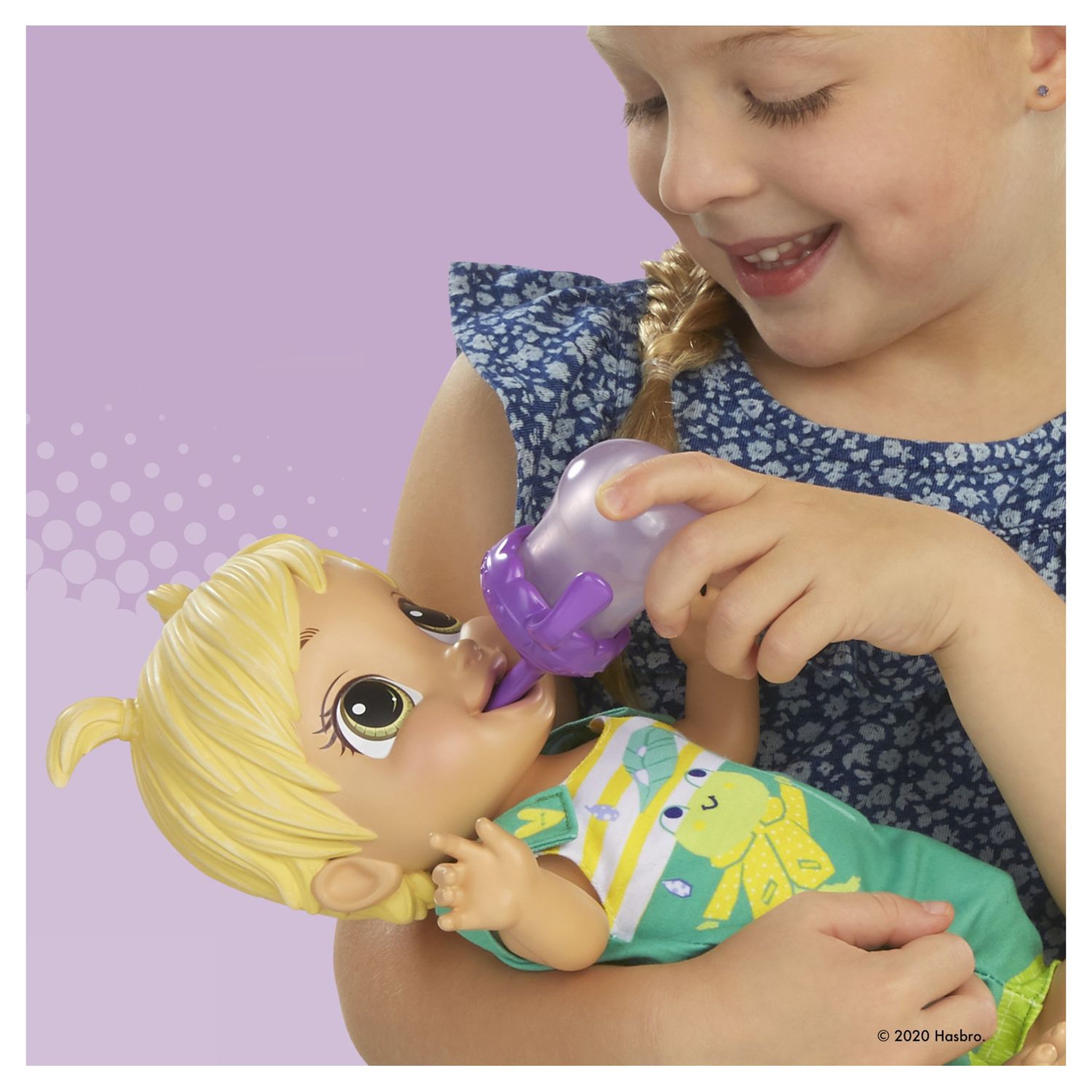 Voir la diapositive 4 : HASBRO Poupée Bébé alive tonique grenouille