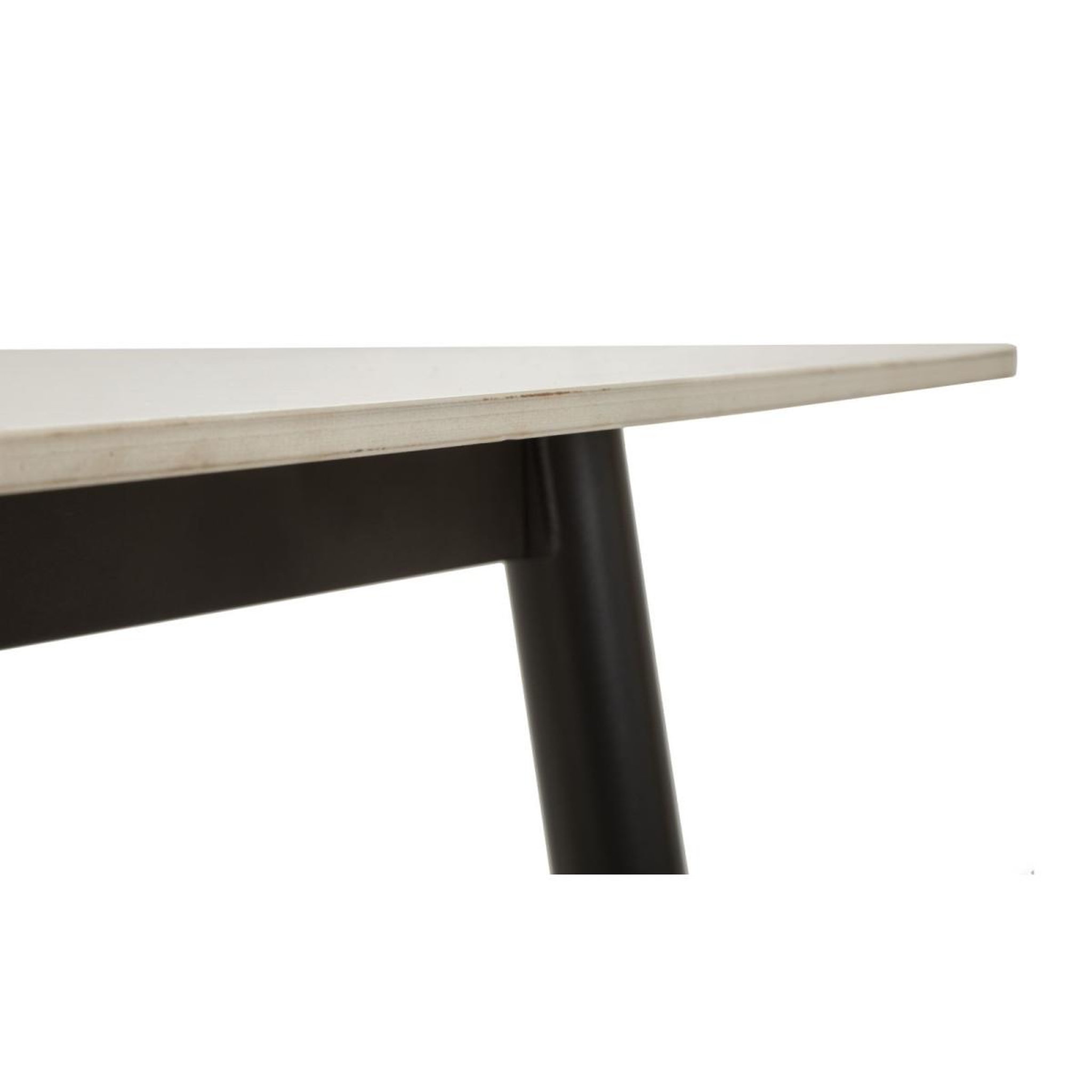 Voir la diapositive 6 : Paris Prix Table salle à manger  josh  138cm noir & blanc