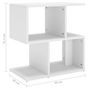 Voir la diapositive 6 : VIDAXL Tables de chevet 2 pcs blanc 50x30x51,5 cm bois d'ingenierie