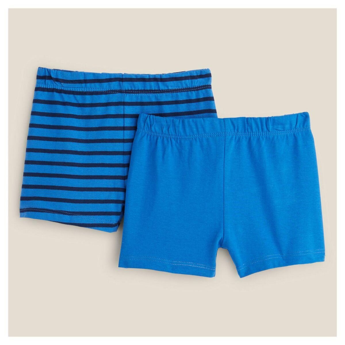 IN EXTENSO Lot de 2 shorts bébé garçon