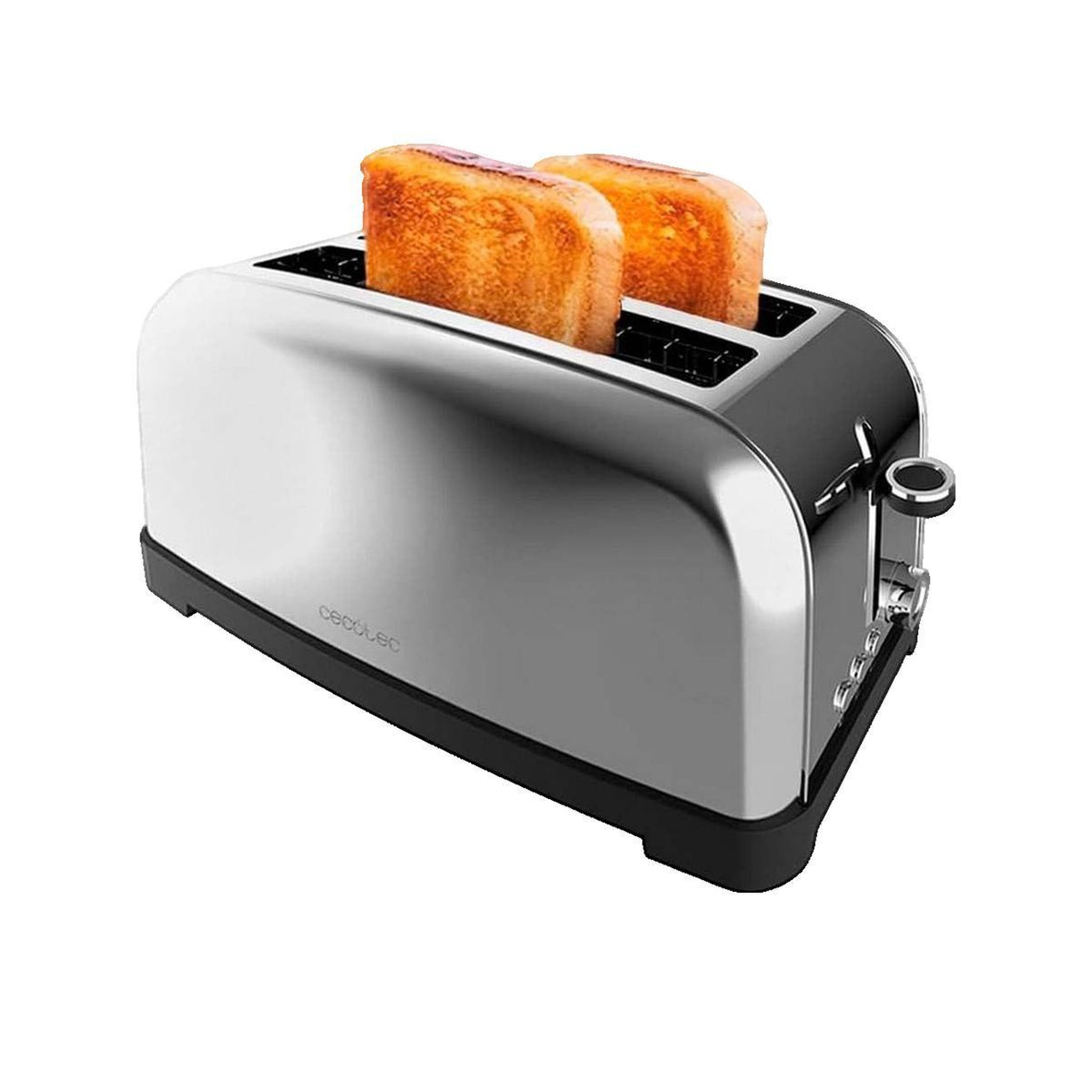 Voir la diapositive 2 : CECOTEC Grille pain Cecotec Toastin' Time 1500 acier inoxydable