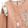 Voir la diapositive 3 : Petit Béguin Pyjama enfant 2 pièces en velours Matcha