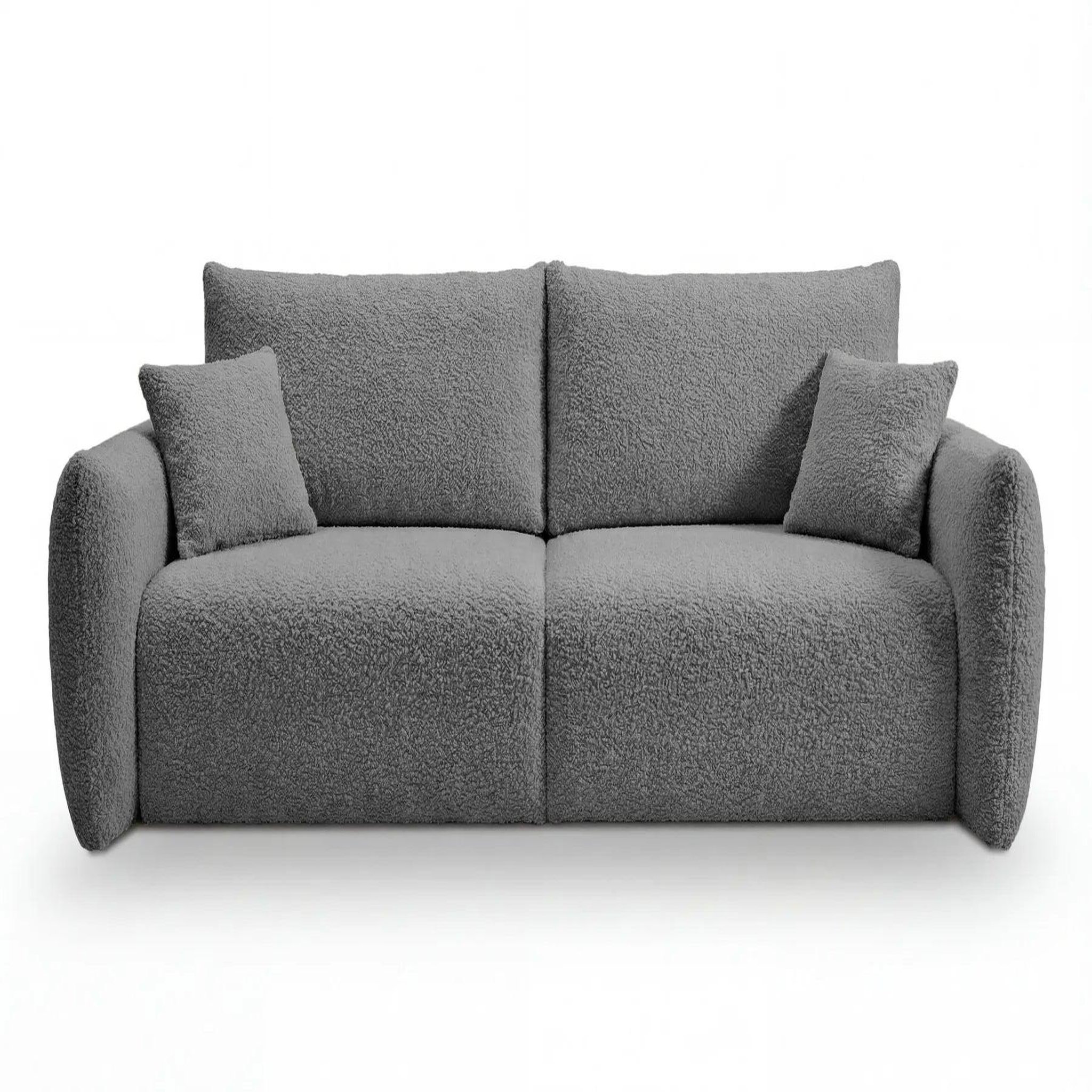 Voir la diapositive 1 : CASANOVA PARIS Elio - canapé convertible tissu bouclette