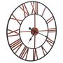 Voir la diapositive 3 : VIDAXL Horloge murale Metal 58 cm Rouge
