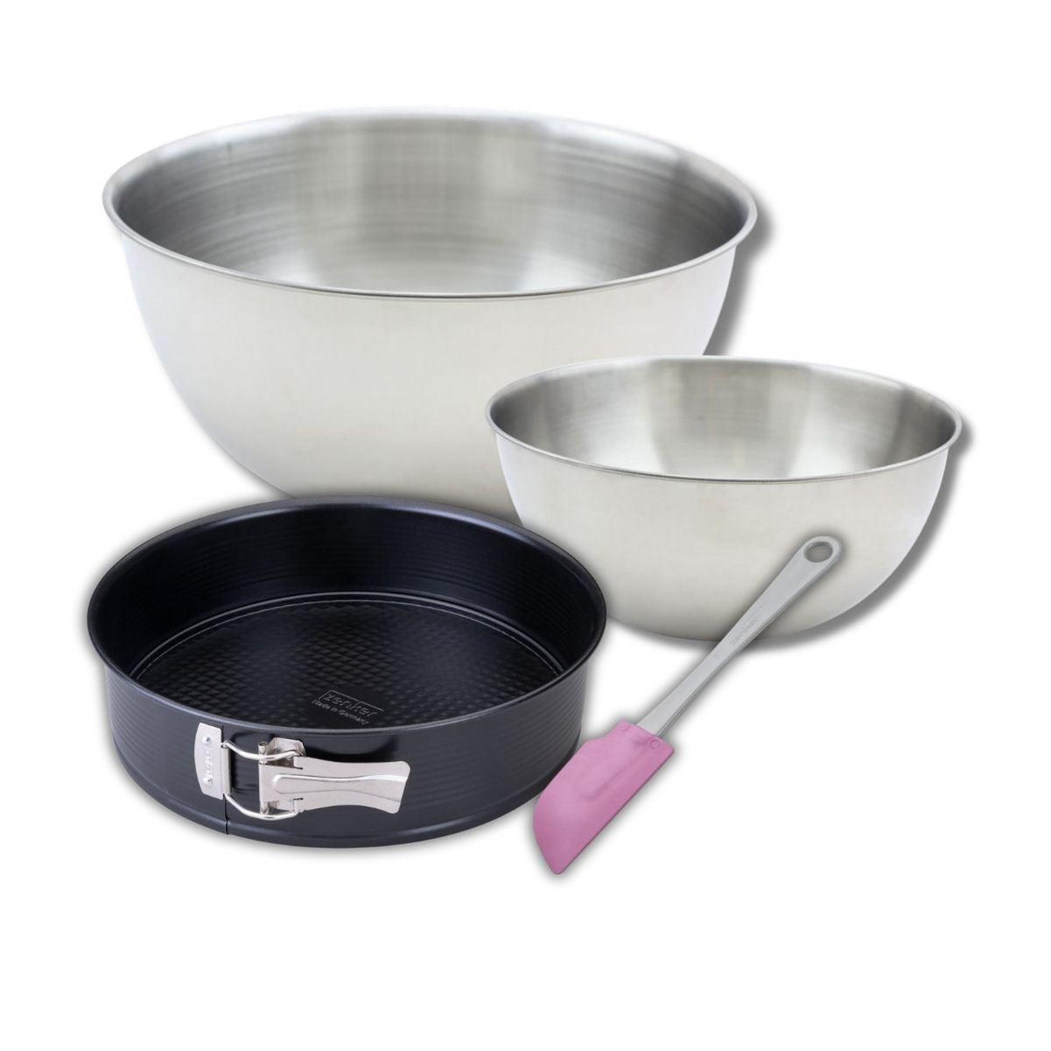 ZENKER Set de 3 ustensiles de pâtisserie en acier et plastique perfectback+ perfectback+ zenker perfectback+