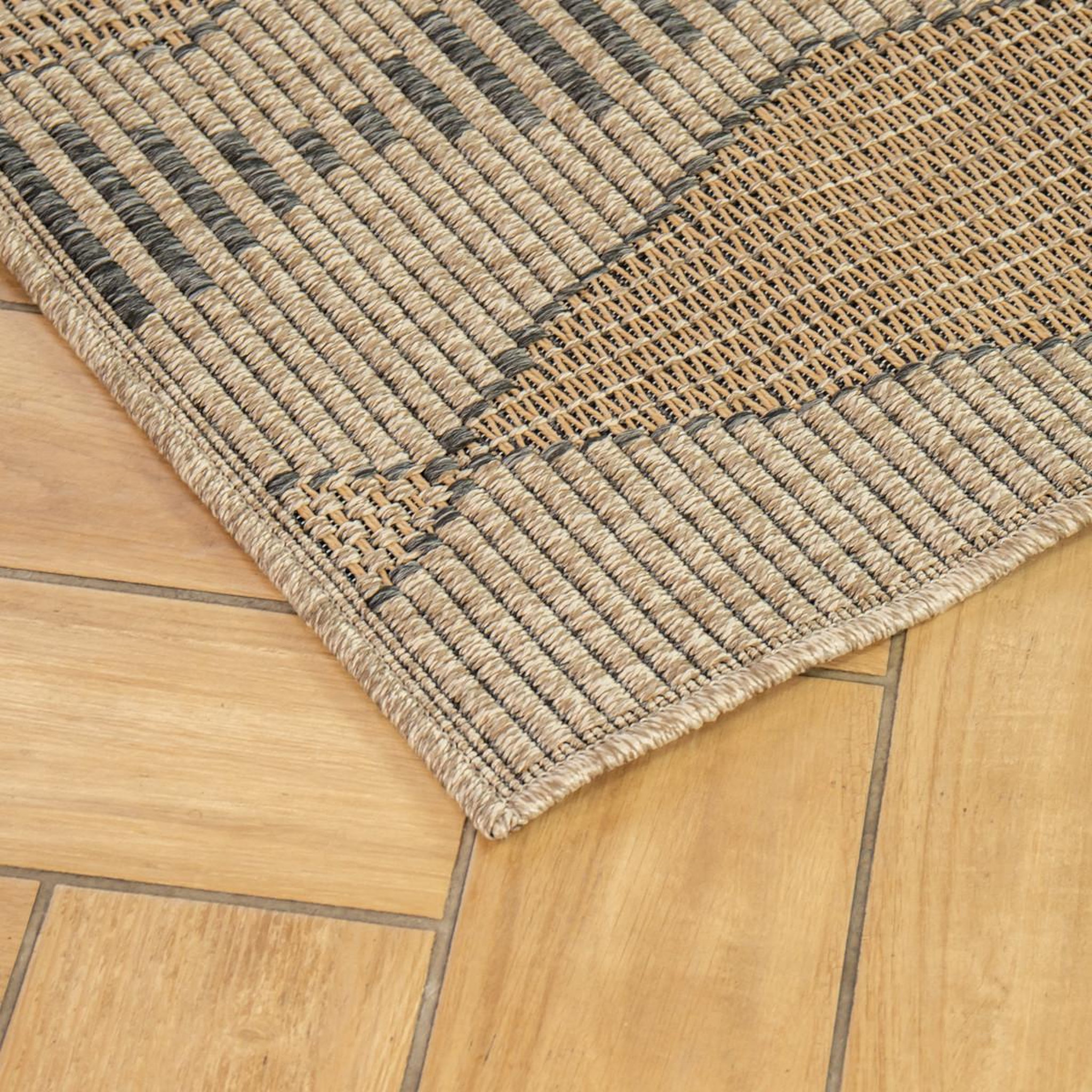Voir la diapositive 4 : FUTURE HOME Tapis déco intérieur et extérieur ethnique 120x170cm