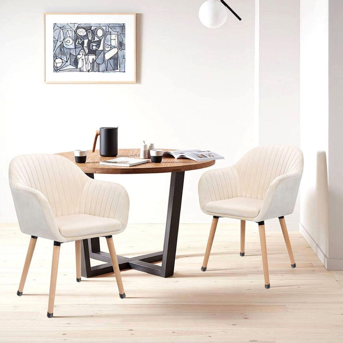 VIVEZEN Lot de 10 supports de pieds antidérapants - Caoutchouc - Diam 2.5 cm - Noir