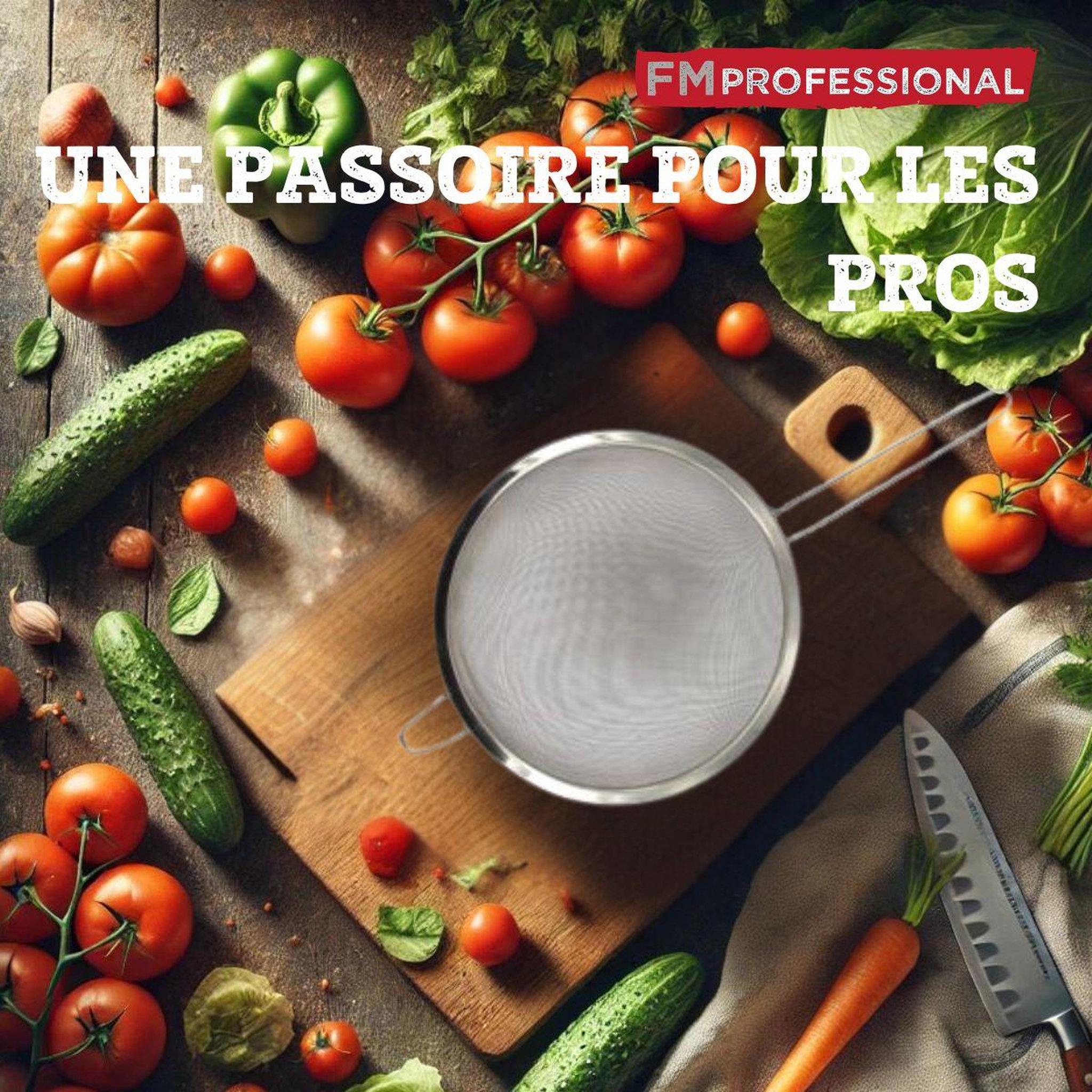 Voir la diapositive 4 : FM PROFESSIONAL Ensemble de 2 passoires inox 15 cm fm professional