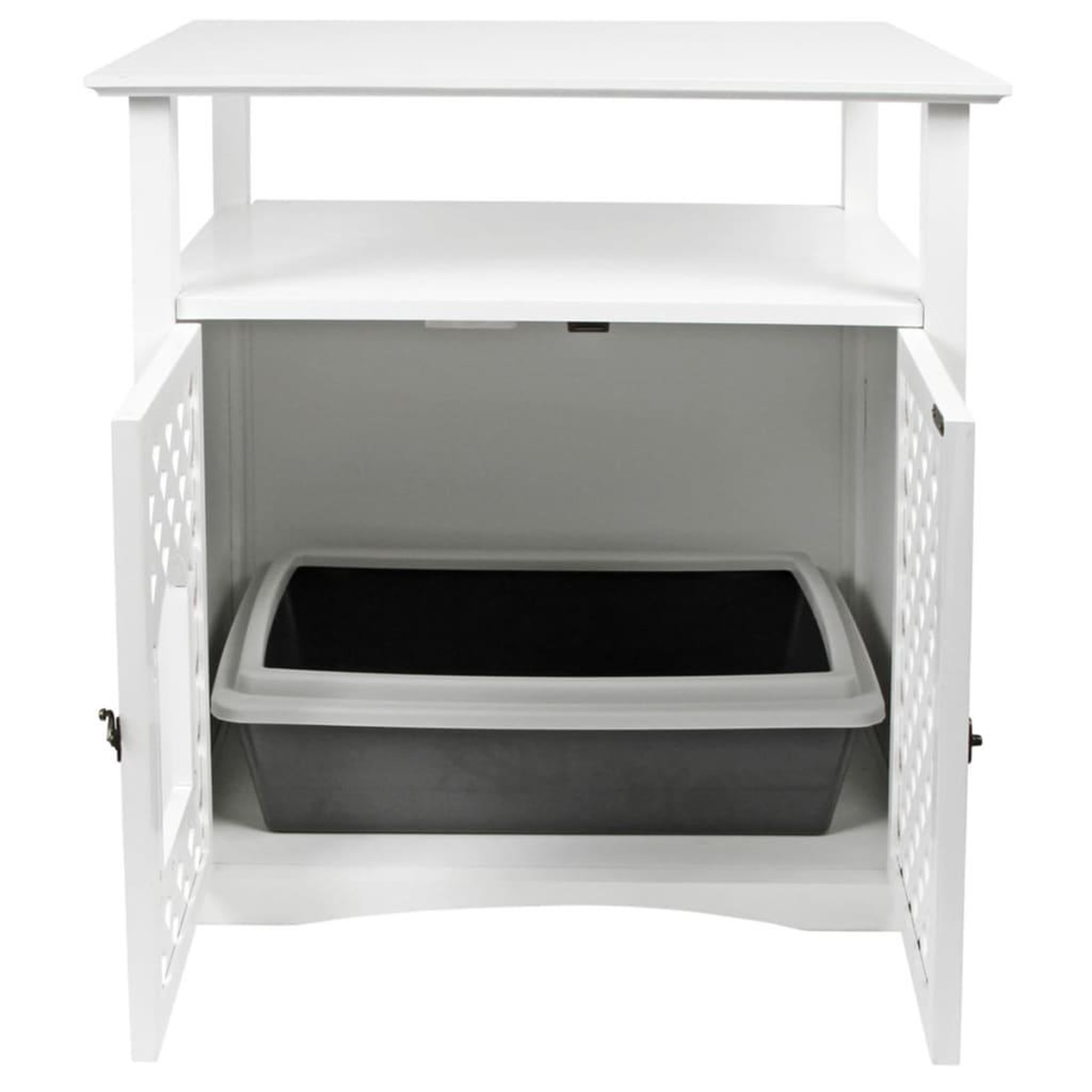 Voir la diapositive 4 : KERBL Kerbl Bac a litiere Helena 64 x 46 x 65 cm Blanc 82662