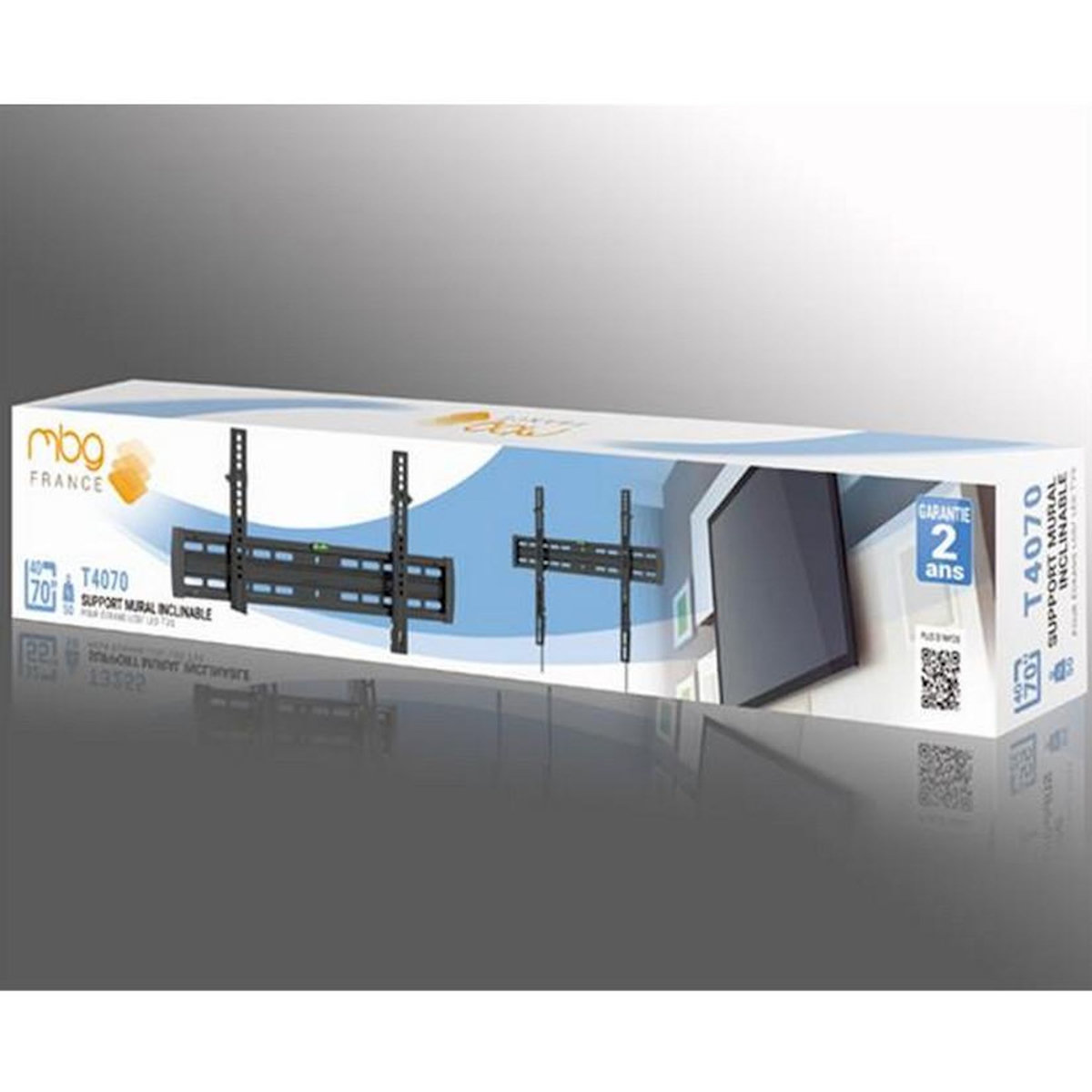 MBG FRANCE Support mural inclinable pour écran de 40'' à 70'' - T4070