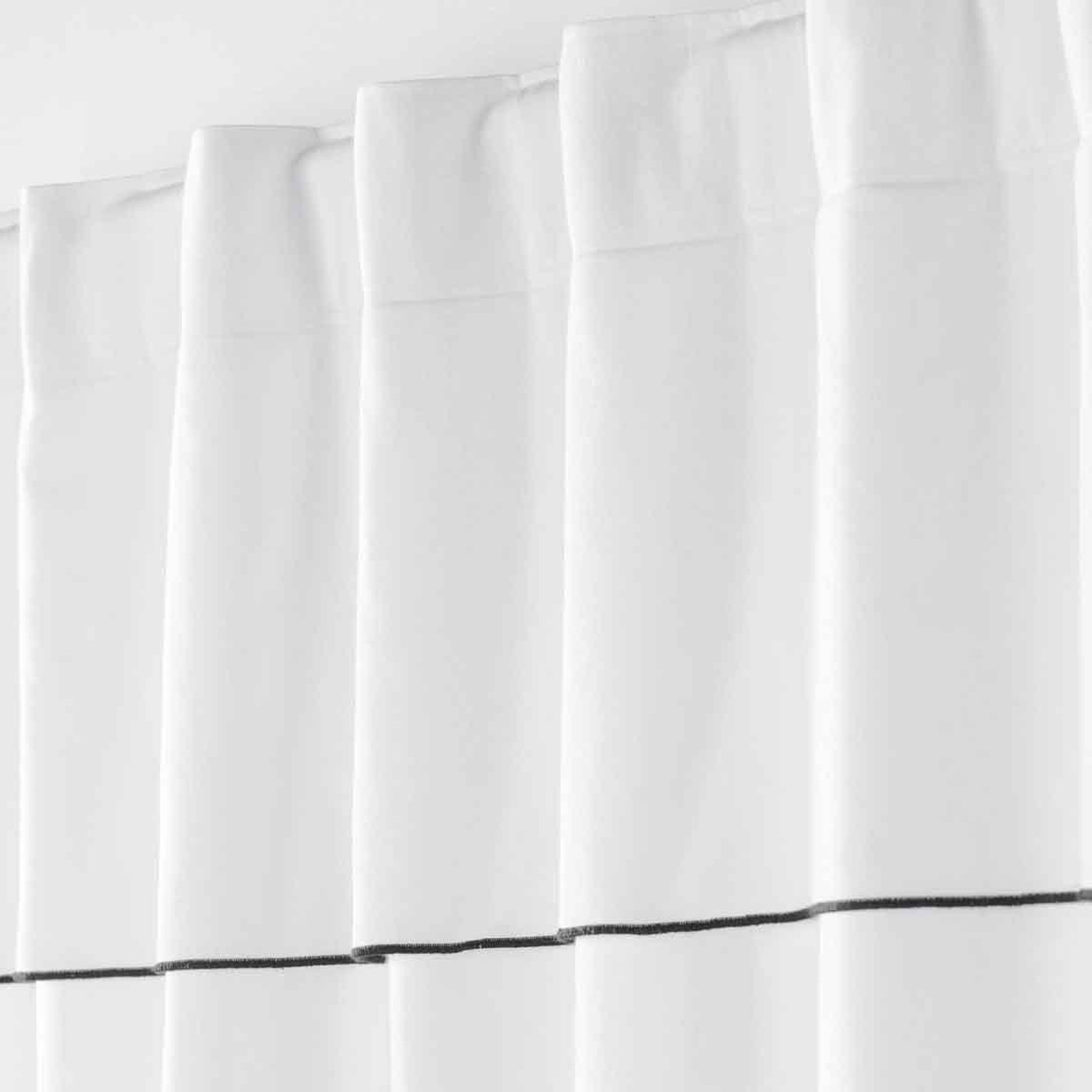 Voir la diapositive 2 : Douceur d'Intérieur Rideau à passants  mistraline  140x240cm blanc