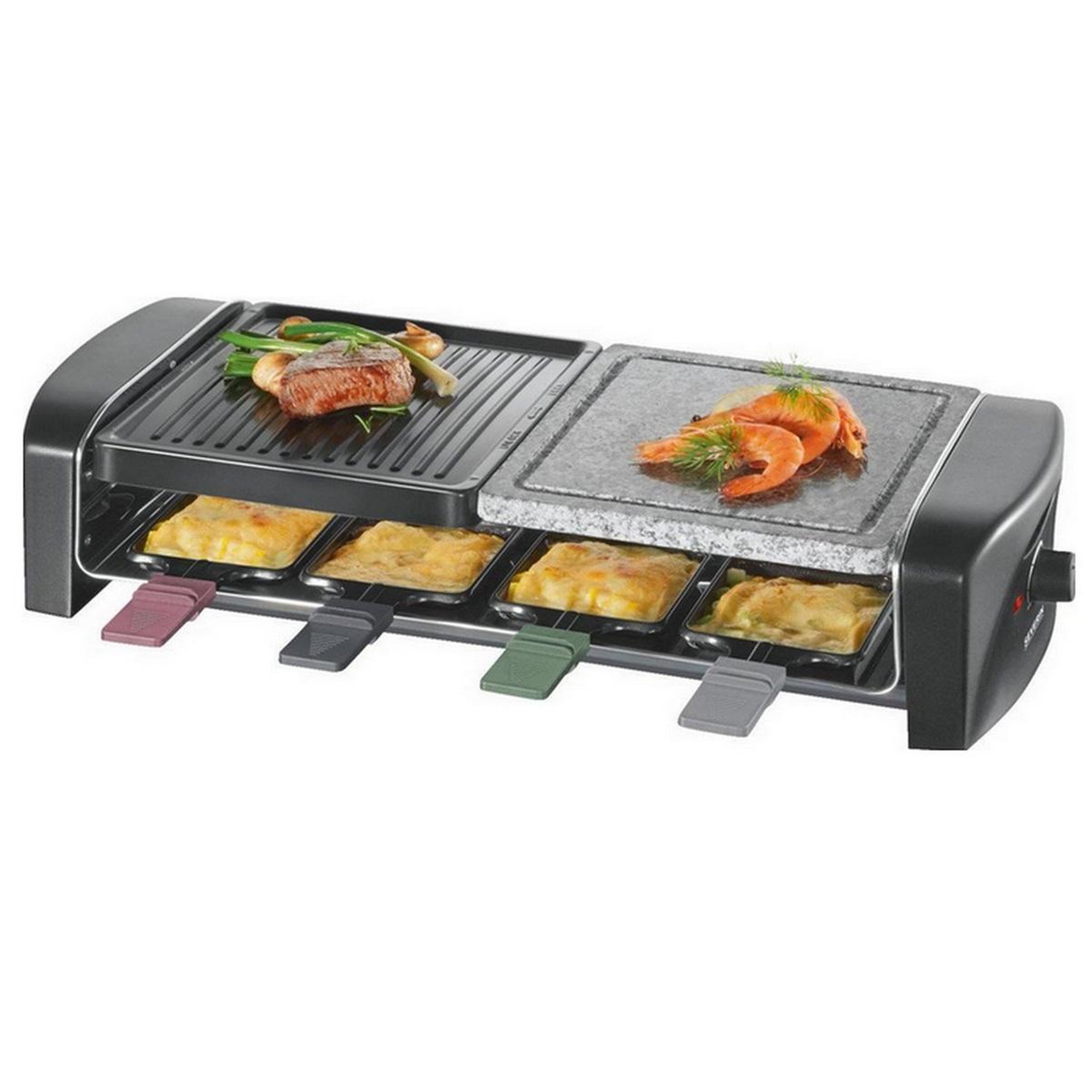 SEVERIN Appareil à raclette 8 personnes 1400w + gril - RG9645