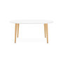 Voir la diapositive 5 : Paris Prix Table de Repas Extensible  Jane  120-220cm Blanc