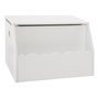 Voir la diapositive 1 : Atmosphera Kids Coffre à Jouets en Bois  Biblio  57cm Blanc