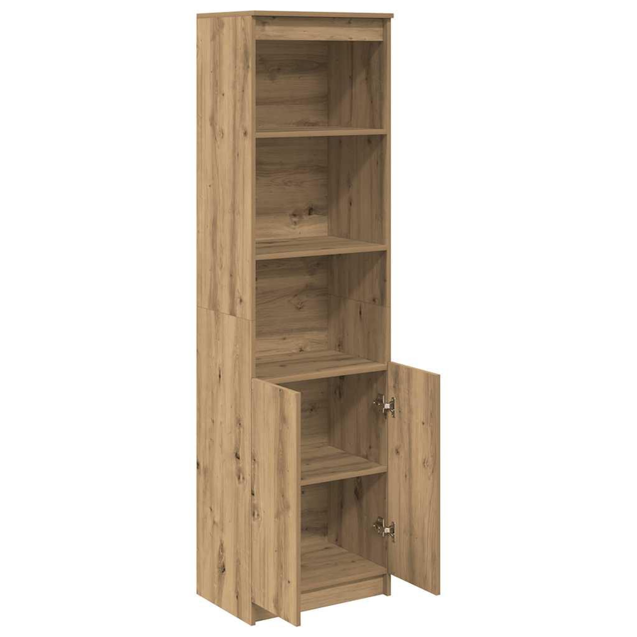 Voir la diapositive 5 : VIDAXL Buffet haut chene artisanal 50x35x180 cm bois d'ingenierie