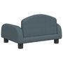 Voir la diapositive 5 : VIDAXL Canape pour enfants gris fonce 50x40x30 cm tissu