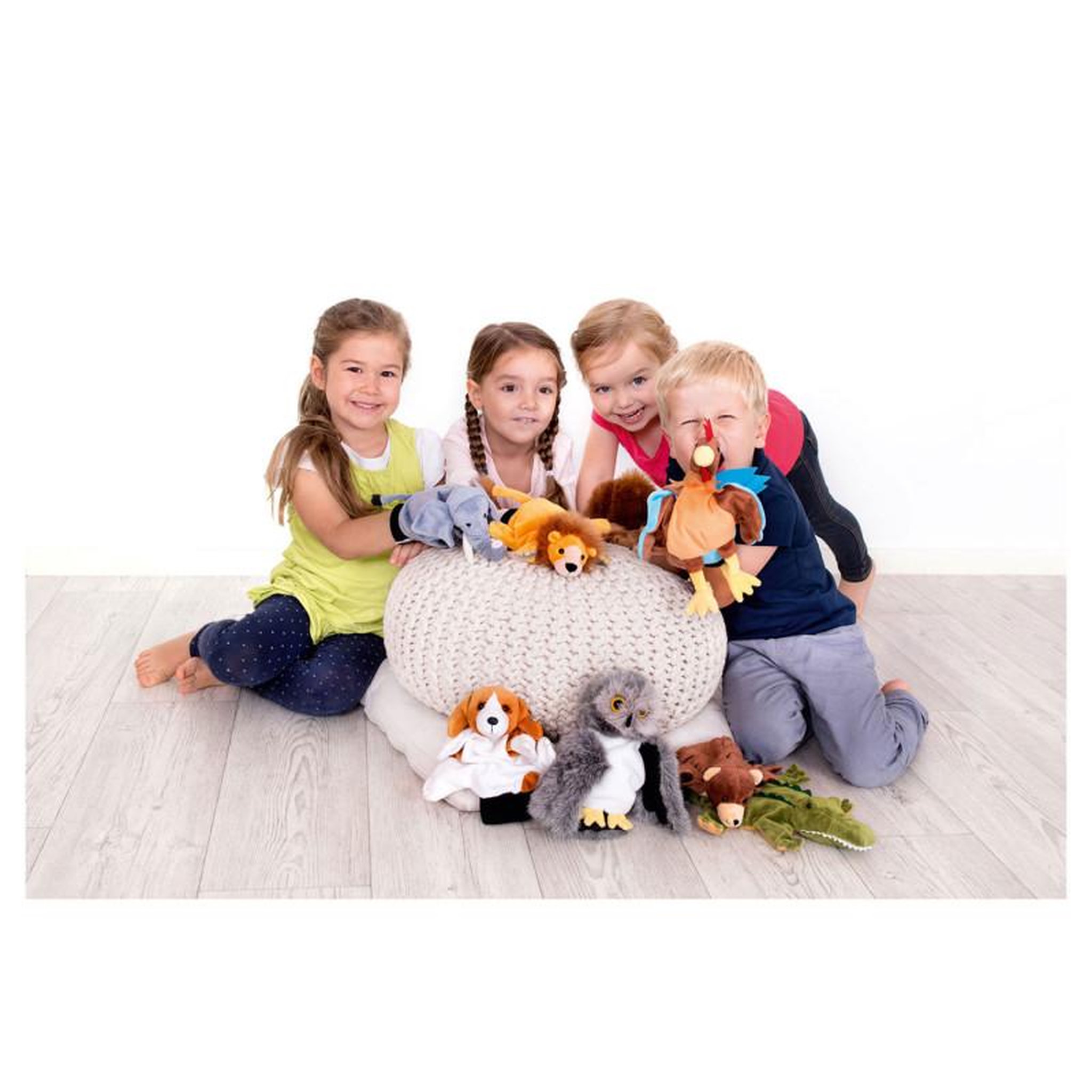 Voir la diapositive 4 : Beleduc BELEDUC Hand puppet Child Squirrel Deluxe