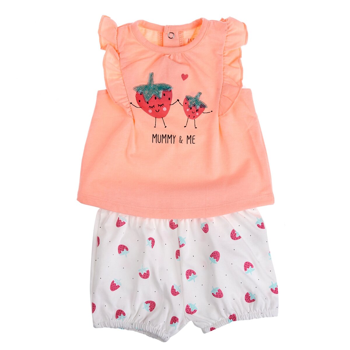 IN EXTENSO Pyjashort fraises bébé fille