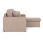 Voir la diapositive 5 : BEST MOBILIER Cyrus - canapé d'angle réversible 4 places - convertible avec coffre - en simili