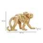 Voir la diapositive 6 : Paris Prix Statuette Déco Mère & Enfant  Singe  29cm Or