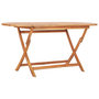 Voir la diapositive 1 : VIDAXL Table pliable de jardin 160x80x75 cm Bois de teck solide